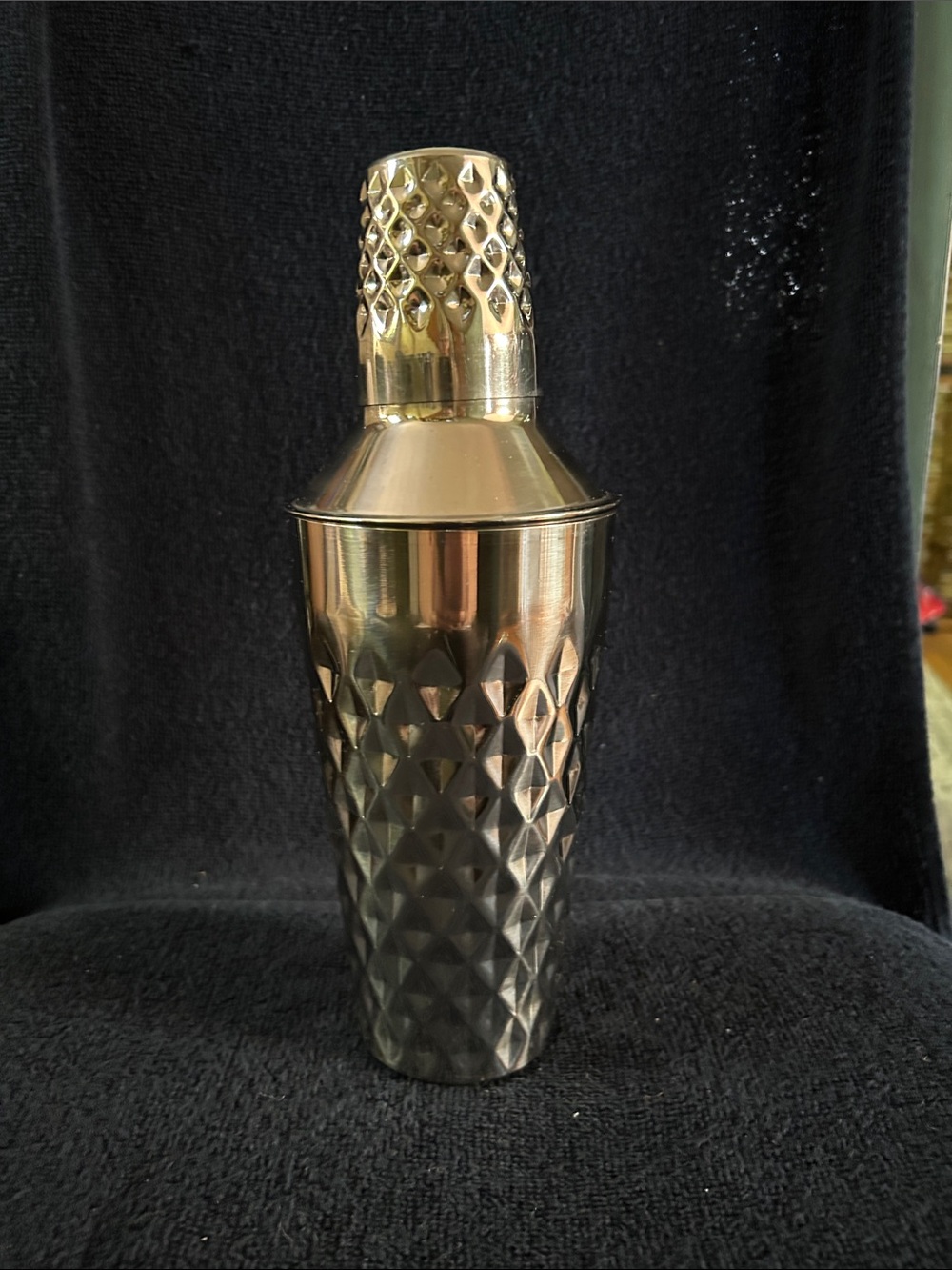 Viski Faceted Irving Stainless Steel 25 oz. Cocktail Shaker